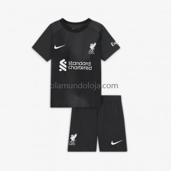 Camisola Liverpool Guarda-redes Criança Equipamento Segundo 2022-2023 Manga Curta